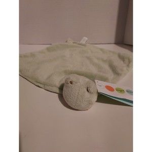 NEW Angel Dear Frog Lovey Security Blanket Soft Plush Mint Green Soother 12" NWT
